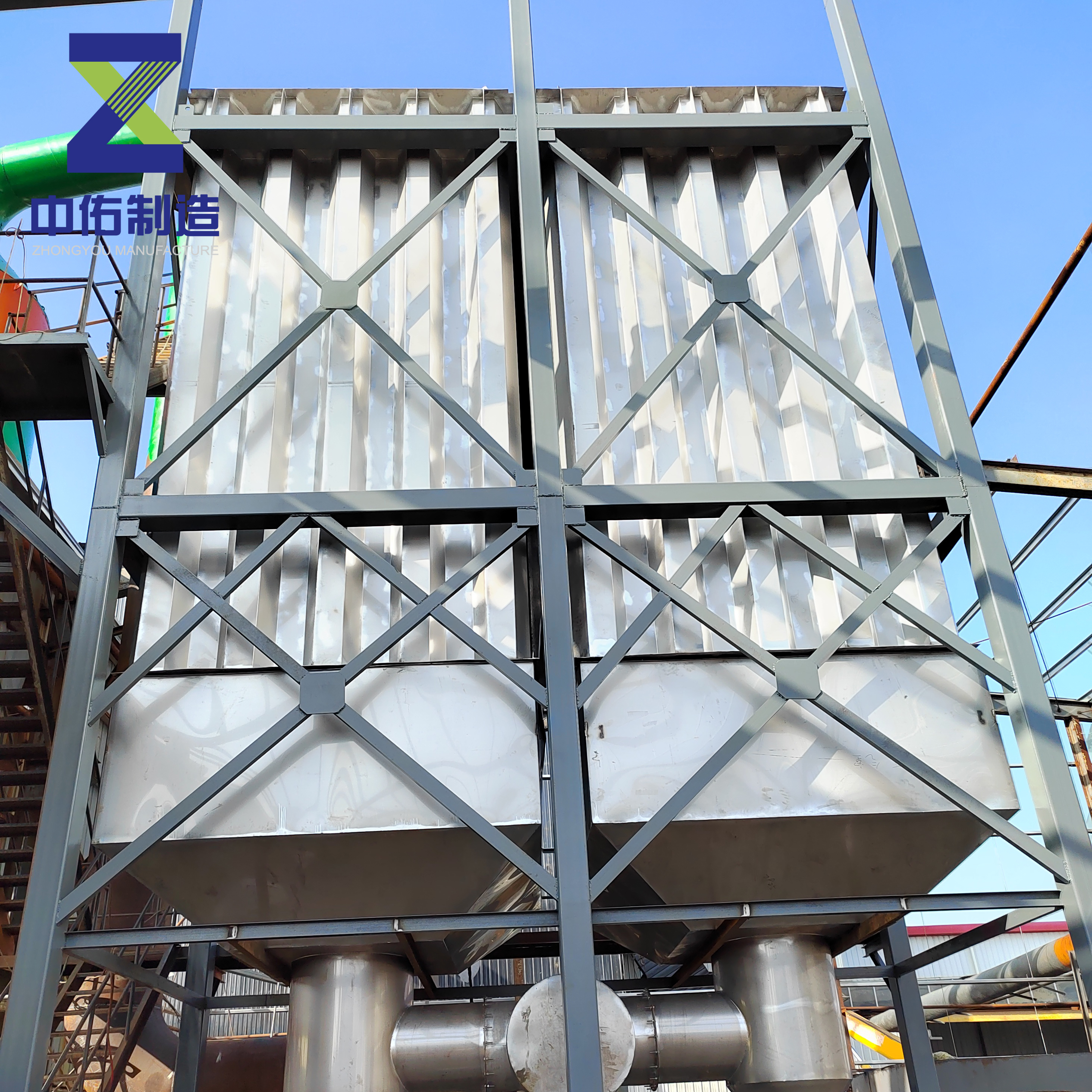 巖棉廠脫硫濕電除塵器